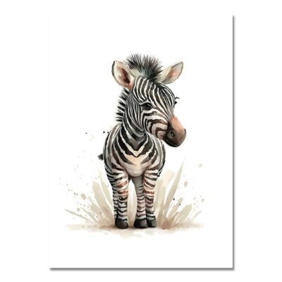 Cute Baby Animals Artworks Printed on Canvas - Image 5