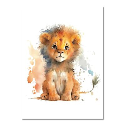 Cute Baby Animals Artworks Printed on Canvas - Image 6