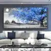 Abstract Tree Landscape Artwork Printed on Canvas