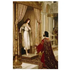 Artworks by Edmund Blair Leighton Printed on Canvas - Image 4