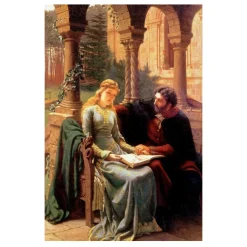 Artworks by Edmund Blair Leighton Printed on Canvas - Image 5