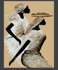 Abstract Painting of Black Women