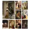 Artworks by Edmund Blair Leighton Printed on Canvas