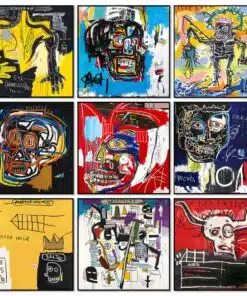 Artworks by Jean-Michel Basquiat Printed on Canvas