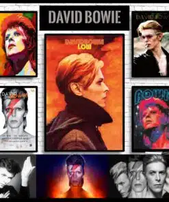 Artworks of David Bowie Printed on Canvas