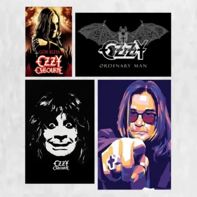 Artworks of Ozzy Osbourne Printed on Canvas
