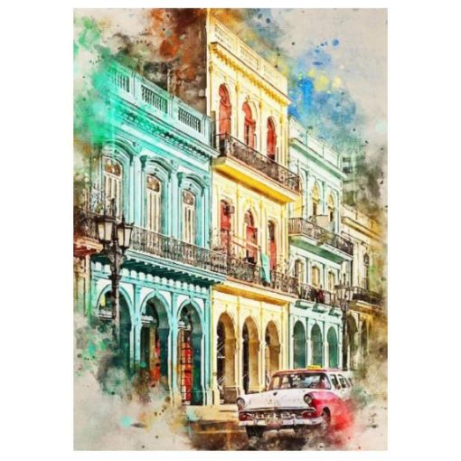 City Landscape in Cuba