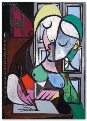 Pablo Picasso 1934 Woman Writing 1