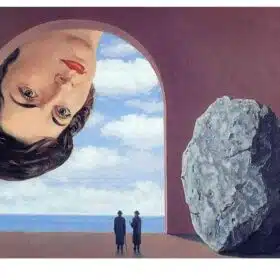 René Magritte 1961 Portrait of Stephy Langui