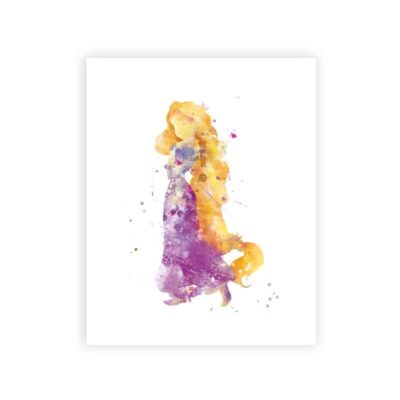 Paintings of Disney Princesses Printed on Canvas - Image 12