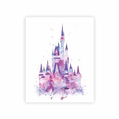 Paintings of Disney Princesses Printed on Canvas - Image 17