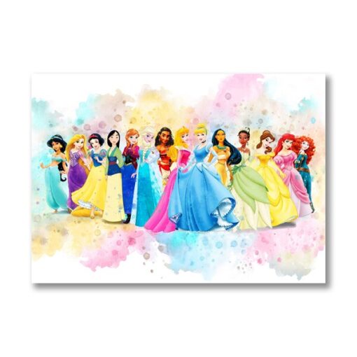 Paintings of Disney Princesses