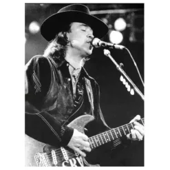 Stevie Ray Vaughan Wall Art Printed on Canvas - Image 6