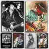 Stevie Ray Vaughan Wall Art Printed on Canvas