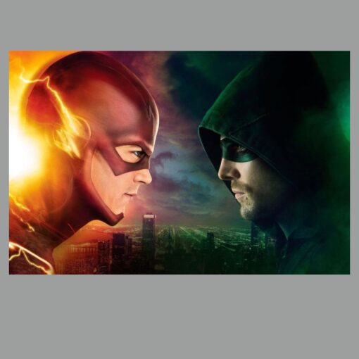 Artwork of Flash and Arrow 2