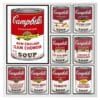 Campbell Soup Cans by Andy Warhol Printed on Canvas
