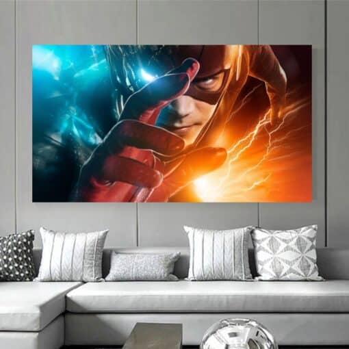 The Flash Superhero Printed on Canvas 1