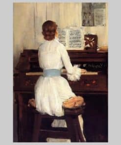 Young Woman in Front of the Piano 2a