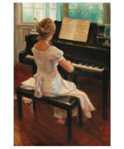Young Woman in Front of the Piano 3