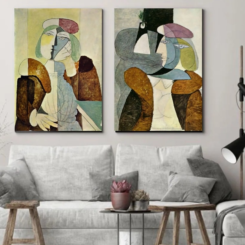 Untitled Paintings by Pablo Picasso Printed on Canvas
