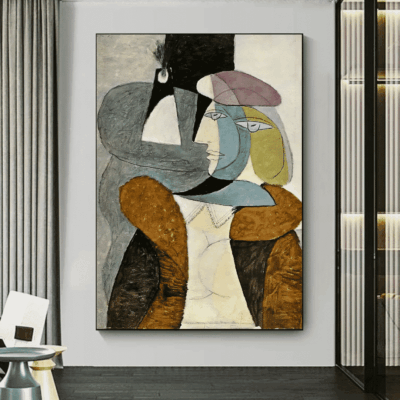 Untitled Paintings by Pablo Picasso Printed on Canvas - Image 5