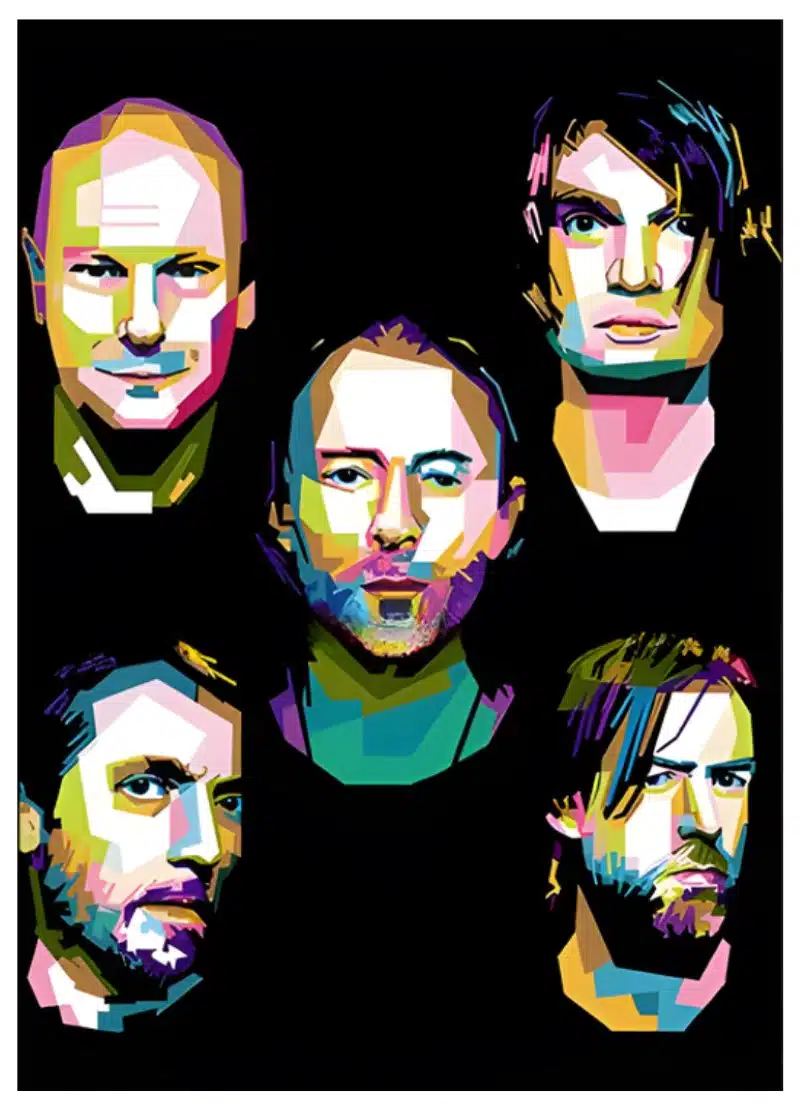 Artwork of The Radiohead Rock Band