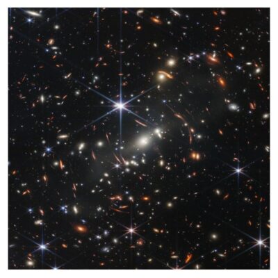 Webb's First Deep Field Image Printed on Canvas - Image 2