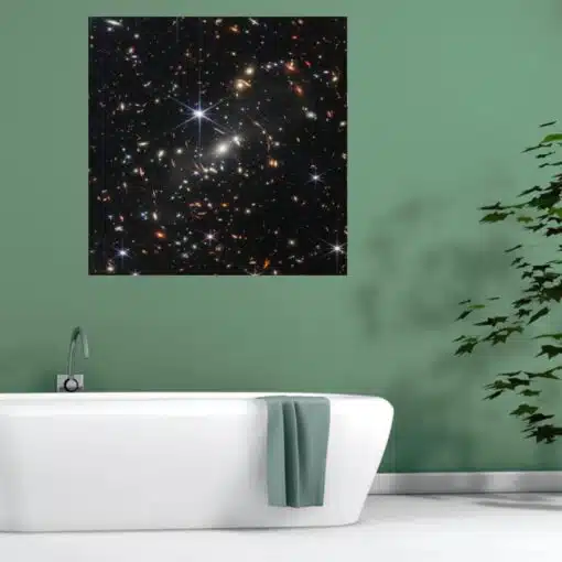 Webb's First Deep Field Image Printed on Canvas