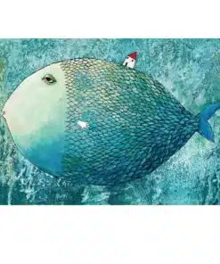 Large Fish Carrying a House 1