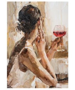 Woman Holding a Glass of Red Wine 1