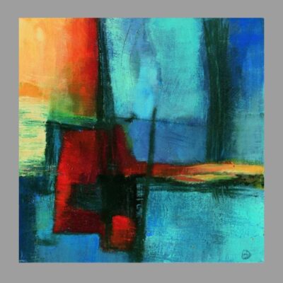 Abstract Artwork Printed on Canvas - Image 3