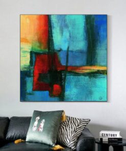 Abstract Artwork Printed on Canvas