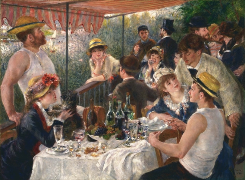 Pierre-Auguste Renoir 1880-´81 Luncheon of the Boating Party