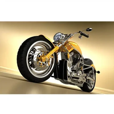 Pictures of Cool Motorcycles Printed on Canvas - Image 11