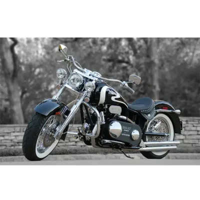 Pictures of Cool Motorcycles Printed on Canvas - Image 10