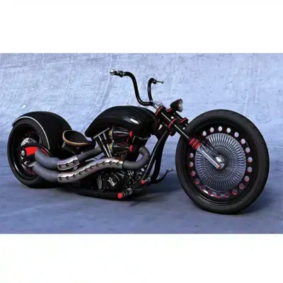 Pictures of Cool Motorcycles Printed on Canvas - Image 5