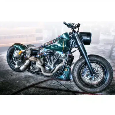 Pictures of Cool Motorcycles Printed on Canvas - Image 2