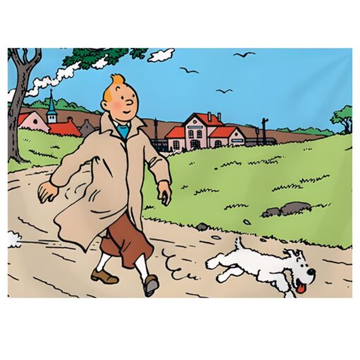 Tintin and his dog Snowy