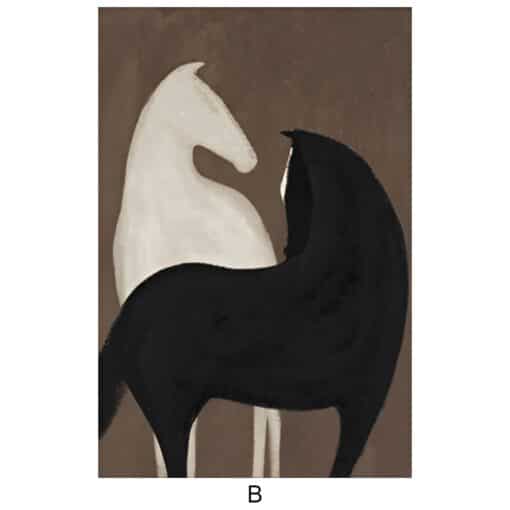 Abstract Horses Artwork B