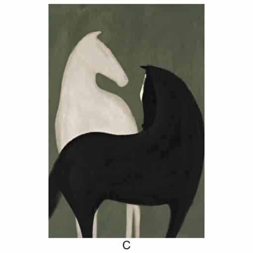 Abstract Horses Artwork C