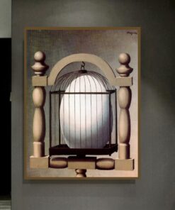 Elective Affinities by René Magritte Printed on Canvas