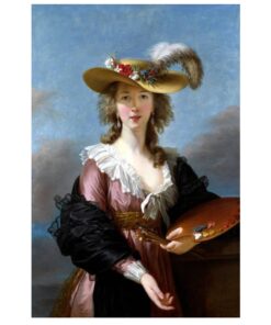 Élisabeth Louise Le Brun 1782 Self-portrait in a Straw Hat