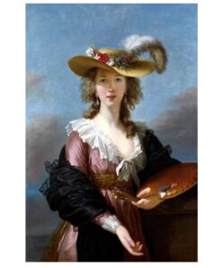 Élisabeth Louise Le Brun 1782 Self-portrait in a Straw Hat