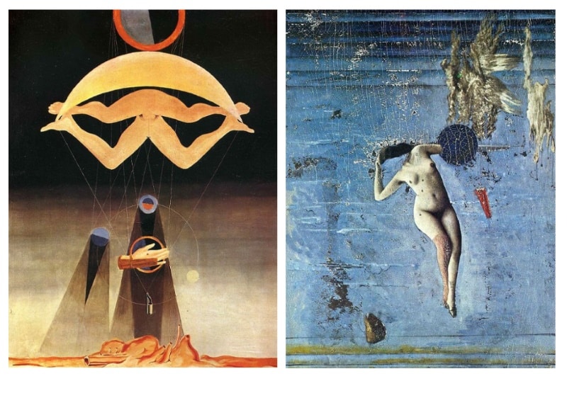 Max Ernst, Pleiades & Men Shall Know Nothing of This Printed on Canvas