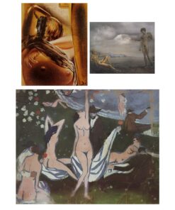 Nude Paintings by Salvador Dalí Printed on Canvas