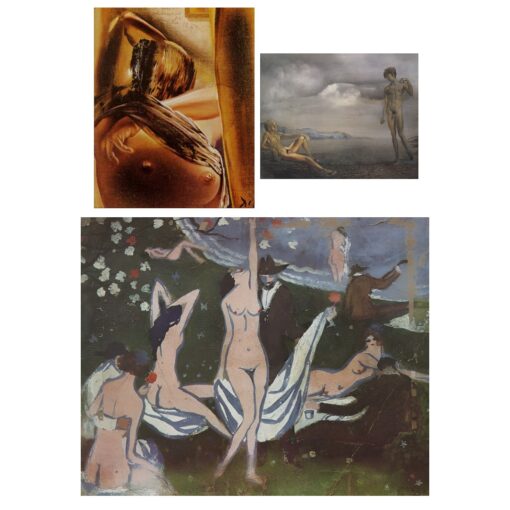 Nude Paintings by Salvador Dalí Printed on Canvas