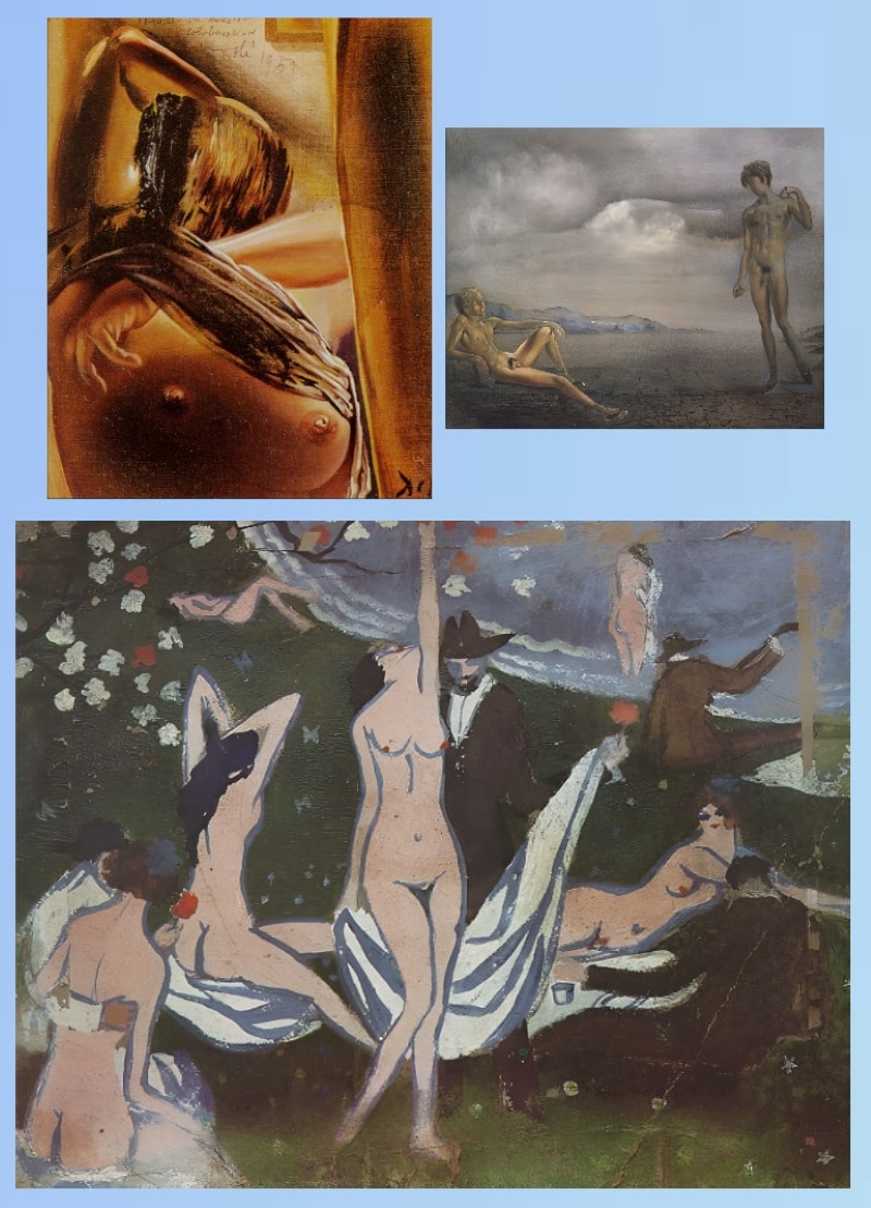 Nude Paintings by Salvador Dalí