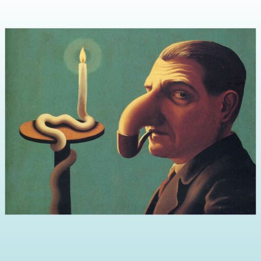 Philosopher's Lamp by René Magritte 1936