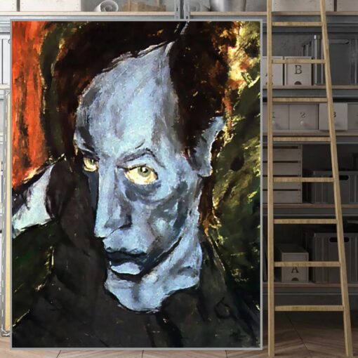 Portrait of JO by David Bowie 1976 Printed on Canvas