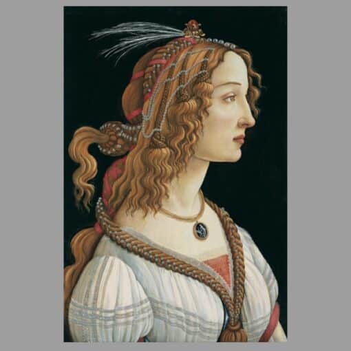 Portrait of a Lady by Sandro Botticelli 1
